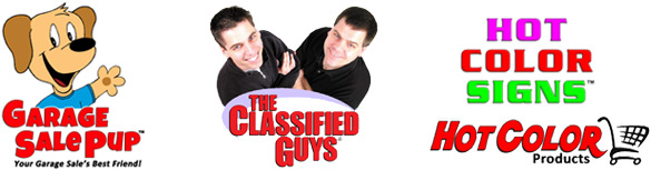 Garage Sale Supplies Logos